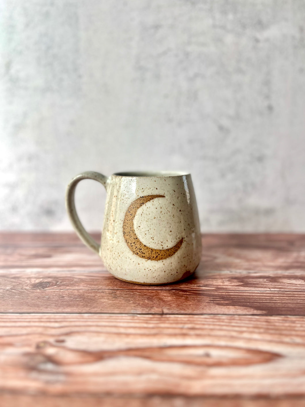 #1 White Moon Mug (16 oz)