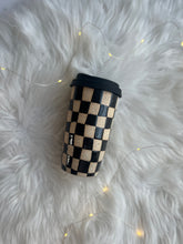 Load image into Gallery viewer, Checkers Travel Cup (2)