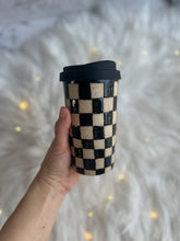 Load image into Gallery viewer, Checkers Travel Cup (1)