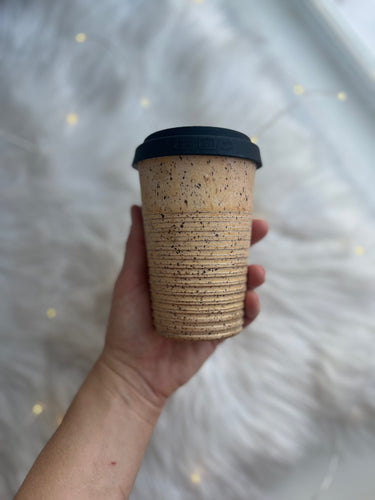 Mustard Speckle Travel Cup (18)