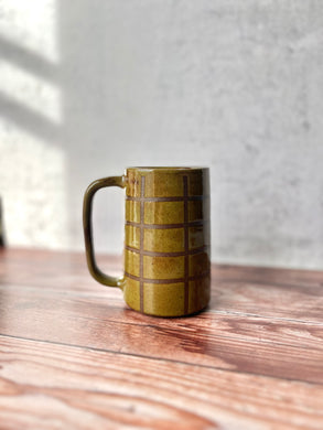 #13 Olive Grid Mug (14 oz) 🌟Maker's Pick🌟