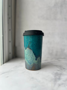 #18 Turquoise/Ocean Travel Cup (14 oz)