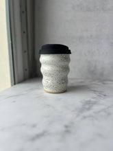 Load image into Gallery viewer, #24 White Travel Cup (12 oz) *DISCOUNTED SECOND*