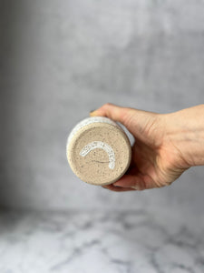 #24 White Travel Cup (12 oz) *DISCOUNTED SECOND*