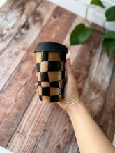 Load image into Gallery viewer, Checkers Travel Cup #6