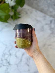 Eggplant & Forest Travel Cup #23