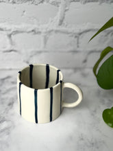 Load image into Gallery viewer, Blue Striped Mug (#26)