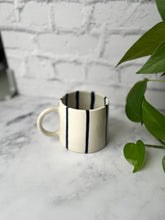 Load image into Gallery viewer, Blue Striped Mug (#26)