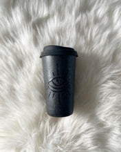Load image into Gallery viewer, Evil Eye Travel Mug #50 ⭐ Maker&#39;s Pick ⭐