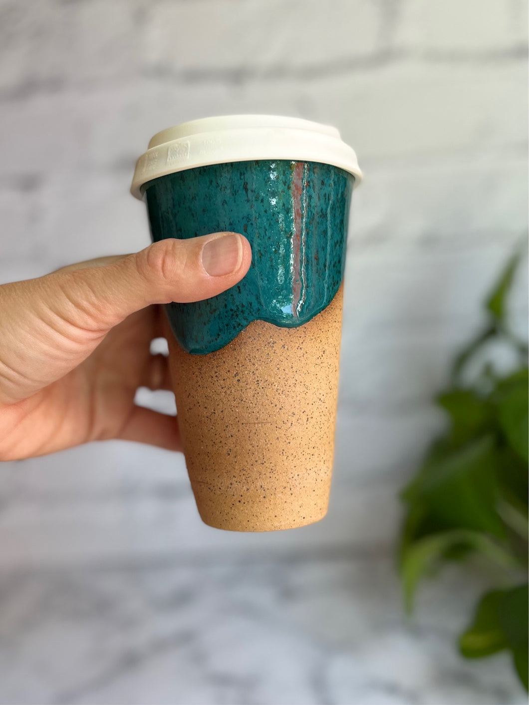 Bluegreen Drip Travel Mug #12