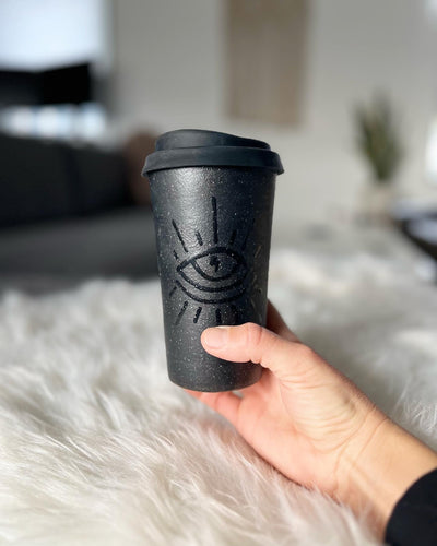 Evil Eye Travel Mug #50 ⭐ Maker's Pick ⭐