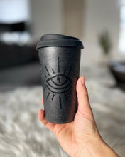 Load image into Gallery viewer, Evil Eye Travel Mug #50 ⭐ Maker&#39;s Pick ⭐