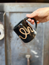 Load image into Gallery viewer, Black Squiggle Mug #44